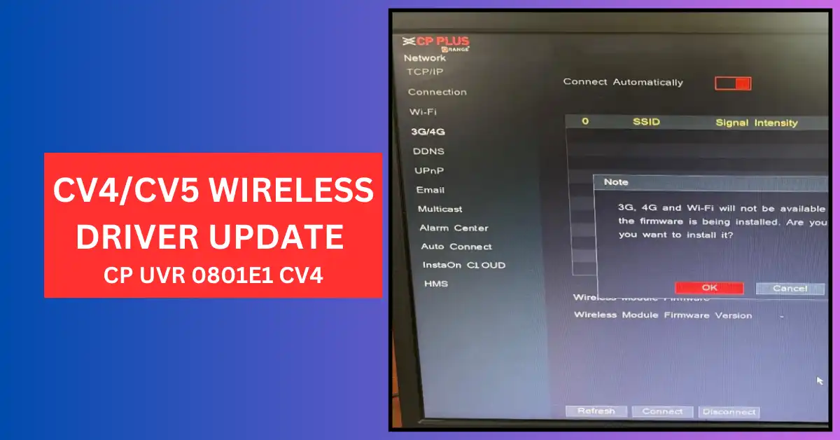 CV5 Wireless Drivers update guide.