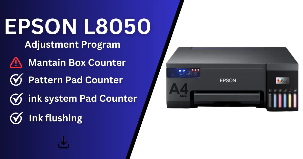 Epson L8050 resetter