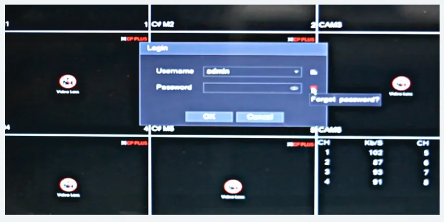 CP Plus DVR Password Reset 