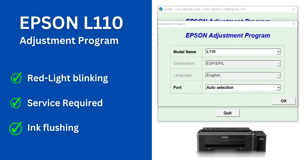 Epson L110 Resetter