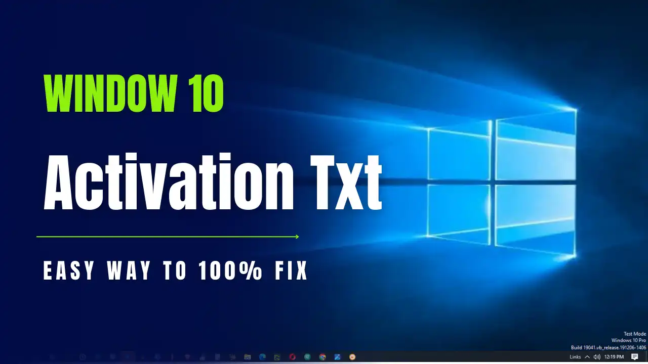 Windows 10 activation txt